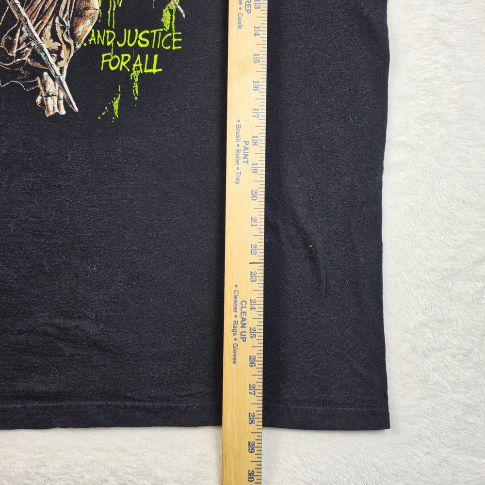 Metallica T-Shirt Mens XXL Black Excellent And Justice For All Graphic Tee 2017 - Picture 4 of 6